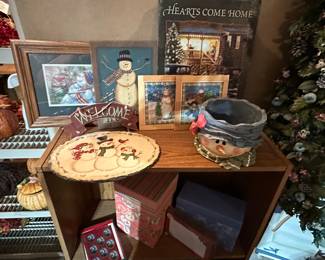 More vintage holiday items fill dozens of shelves! 