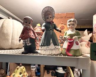 More vintage holiday items fill dozens of shelves! 