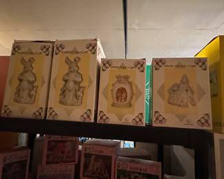 More vintage holiday items fill dozens of shelves! 