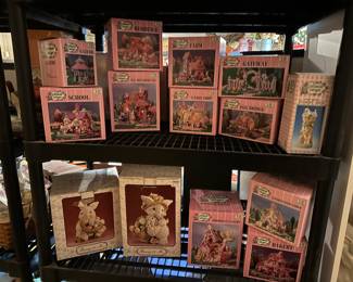 More vintage holiday items fill dozens of shelves! 