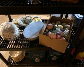 More vintage holiday items fill dozens of shelves! 