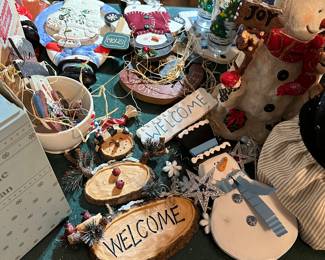 More vintage holiday items fill dozens of shelves! 