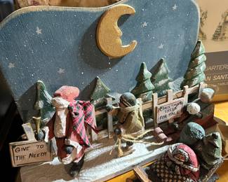 More vintage holiday items fill dozens of shelves! 