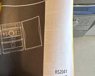 A great RCA stereo system with remote! 