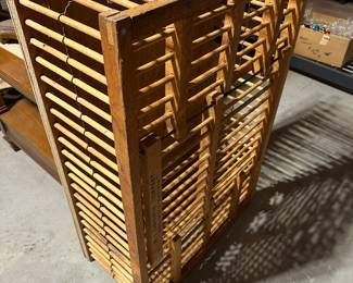 This was one of our LAST fiends before we open on Saturday! An Antique Chicken Box - direct from the outbuilding! 