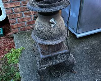 How about am antique stove?