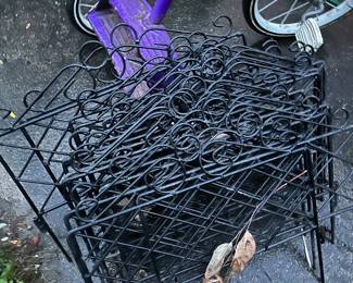 Metal garden fencing! 