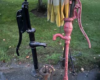 Not one, not two, but THREE Antique pumps! 