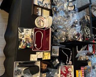 Tables full of great jewelry!! 