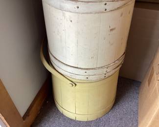 Several early American buckets