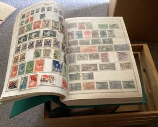 Full stamp albums