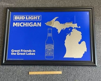 Bud Light Michigan Mirror