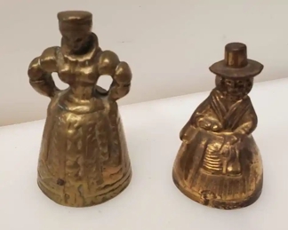 Victorian Brass Lady Bells
