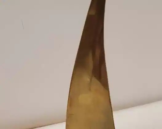 Mid Century Modern Brass Sail Boat