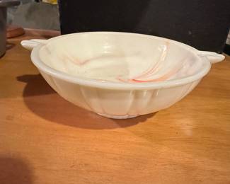 Beautiful Swirl MCM Bowl with Handles! 