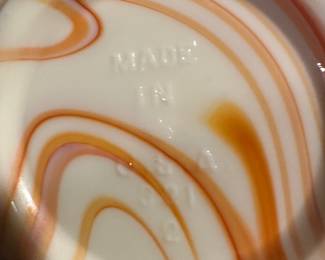 Beautiful Swirl MCM Bowl with Handles! 