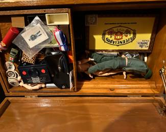 A trunk filled with GI JOE Dolls and Accessories!