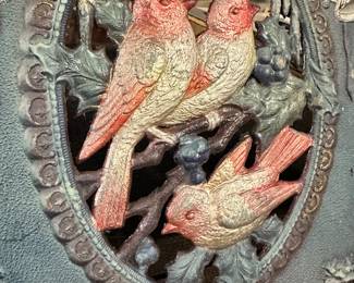 Vintage 1930s German Pressed Paper Relief Calendar!