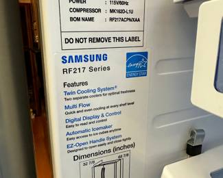 LG RF217 French Door Stainless Steel Refrigerator! EXCELLENT Condition! 