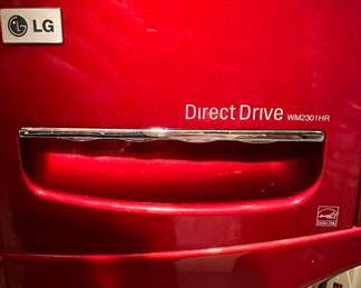 LG Front-Load Washer and Dryer WITH Stands!  Wild Cherry Red ~ Excellent Condition!