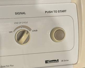 Kenmore Automatic White Washer and Dryer Set! Both are very good and work perfectly! 