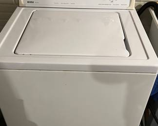 Kenmore Automatic White Washer and Dryer Set! Both are very good and work perfectly! 