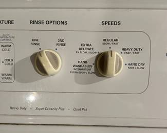 Kenmore Automatic White Washer and Dryer Set! Both are very good and work perfectly! 