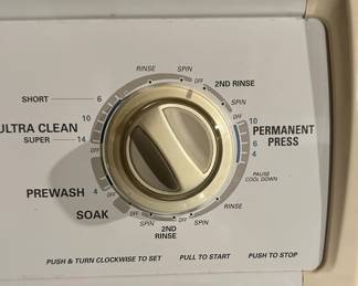 Kenmore Automatic White Washer and Dryer Set! Both are very good and work perfectly! 