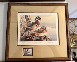 Huge Ducks Unlimited Collection! Signed prints, decoys, figurines, and other terrific items! 