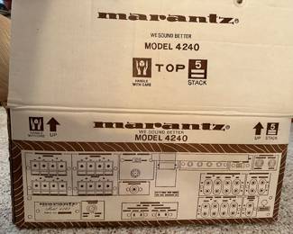 Vintage Marantz Model 4240 Stereo 2 & Quadradial 4 AM/FM Receiver!