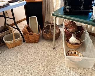 Baskets! Baskets and more Baskets! Longaberger and others! SIGNED!