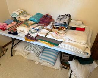 Linens of ALL varieties! Many Vintage ! 