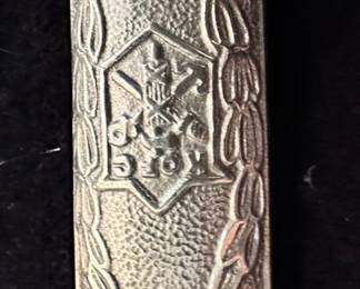 SUPERB Vintage Knights Of Columbus Sword with Scabbard! Lynch & Kelly Utica NY