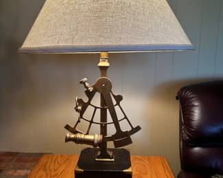 STUNNING SEXTANT Lamp! 