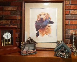 Lovely rustic items will work with any decor! With signed print!