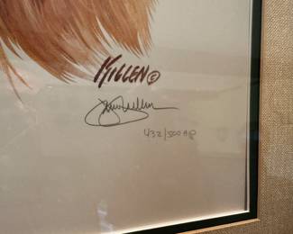 Lovely rustic items will work with any decor! With signed print!