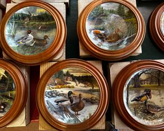 An entire collection of collectible plates with original boxes!