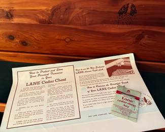 A STUNNING MCM Lane Hope Chest in absolutely superb condition! Key and all original paperwork!  