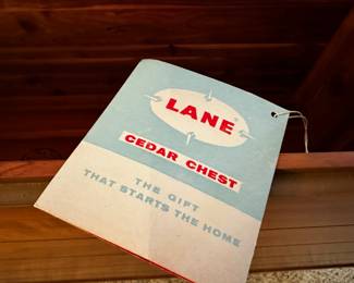 A STUNNING MCM Lane Hope Chest in absolutely superb condition! Key and all original paperwork!  