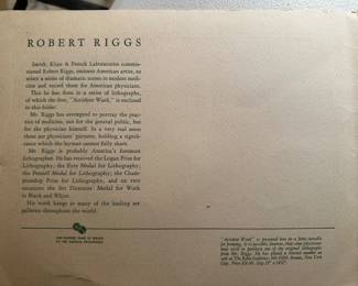 Vintage LITHOGRAPH "ACCIDENT WARD!"