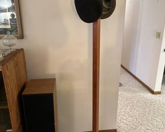 Vintage Coat Rack with hats!
