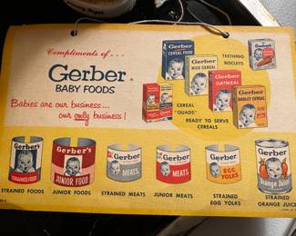 Gerber Baby SH-H-HH!!! Paper Sign! 