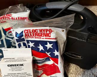 Portable ORECK Vacuum with bags! Space heater! 