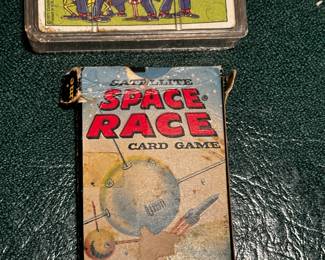 Some awesome vintage card games! Space Race from the 1950's and Harlem Globetrotters from the 1970s! 