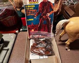 Johnny West BOX and accessories - PLEASE NOTE THERE IS NO DOLL!
