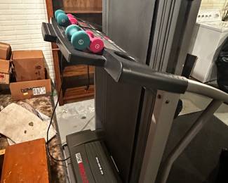 Excellent condition treads mill and weights! 