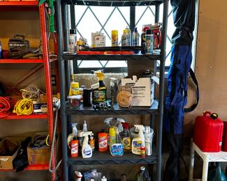 Lots of tools, garden, outdoor, hunting, fishing and boating equipment! 