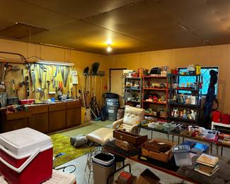 Full shot of the packed garage! 