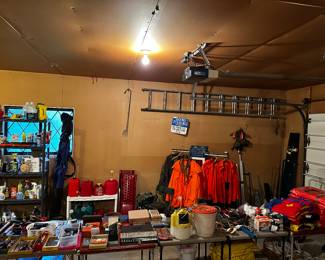 Full shot of the packed garage! 