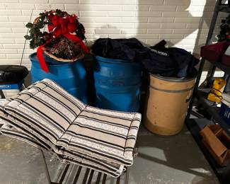 A full shot of the jam packed basement! 